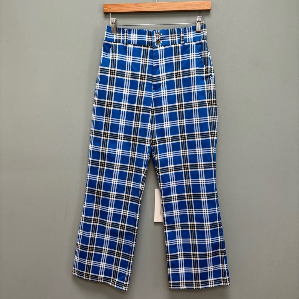 Loudmouth Fairway Gimme Pant Blue Plaid Golfing 6
